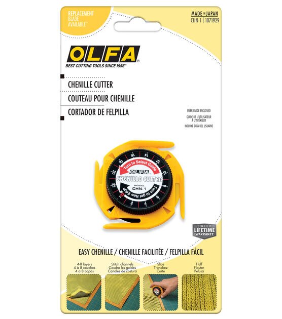 Cutter Circular Maxi Olfa 60 mm Especial para cortar Chenille 611387