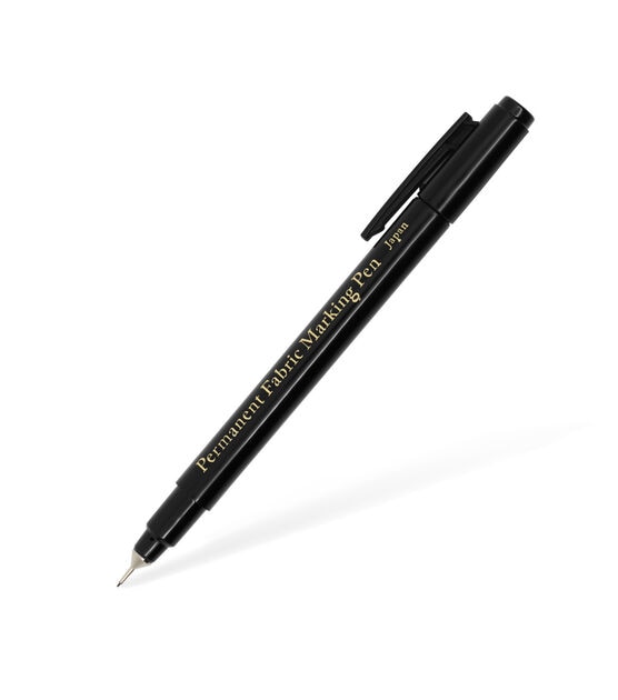 Dritz Quilting Fine Line Permanent Fabric Pen, Black, , hi-res, image 3