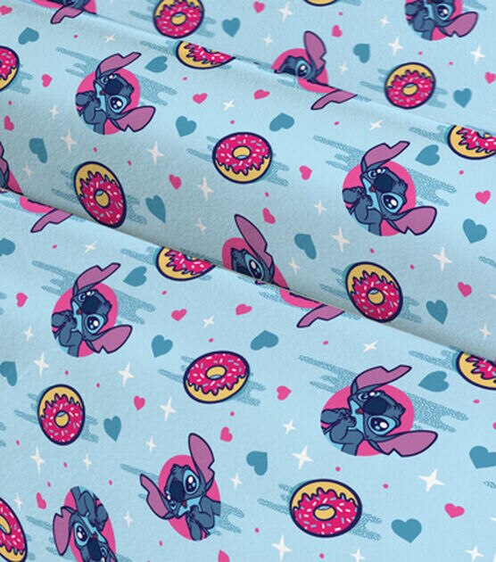 Lilo & Stitch Donut Disney Flannel Fabric