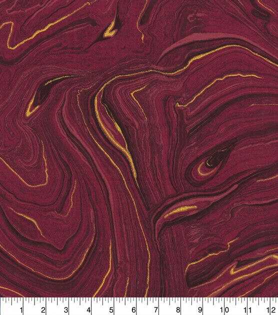 Fabric Traditions Burgundy Oil Slick Cotton Fabric by Keepsake Calico