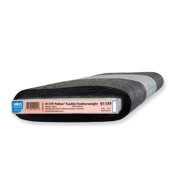 Pellon 911FF Fusible Featherweight Interfacing Charcoal