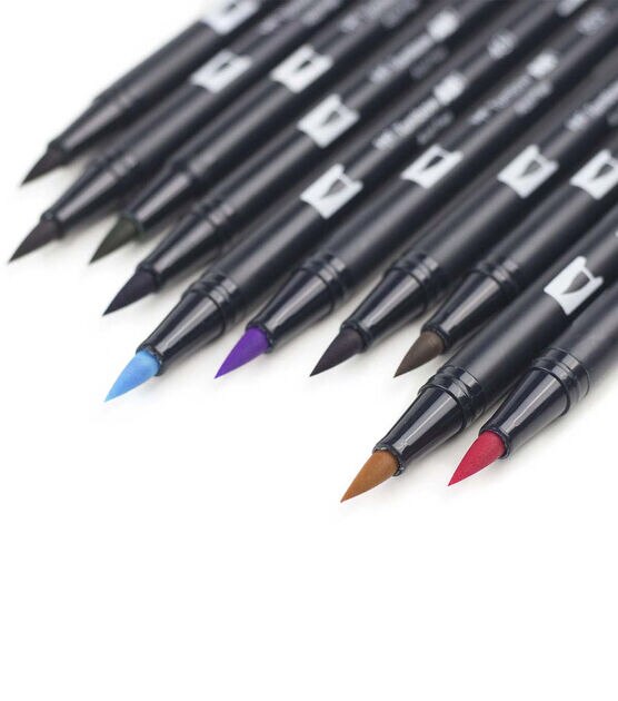 Tombow Dual Brush Pen Set, 10-Colors, Desert Flora, , hi-res, image 3