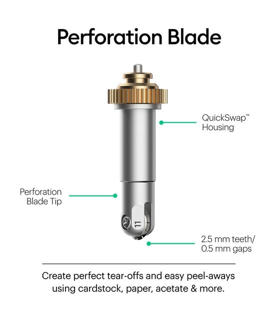 Cricut Quick Swap Housing & Basic Perforation Blade, , hi-res, image 4