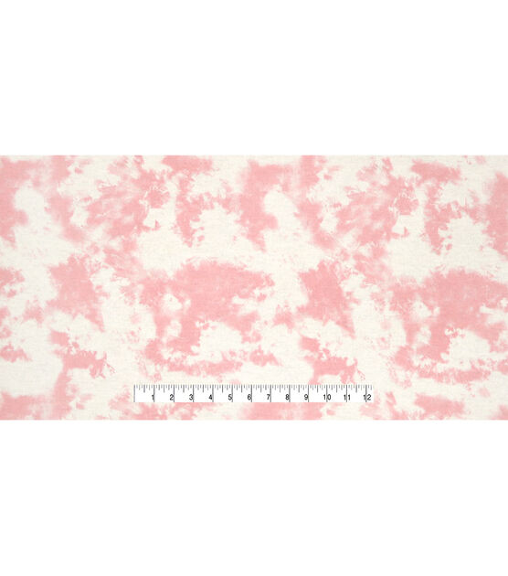 Light Pink Tie Dye  Super Snuggle Flannel Fabric, , hi-res, image 4