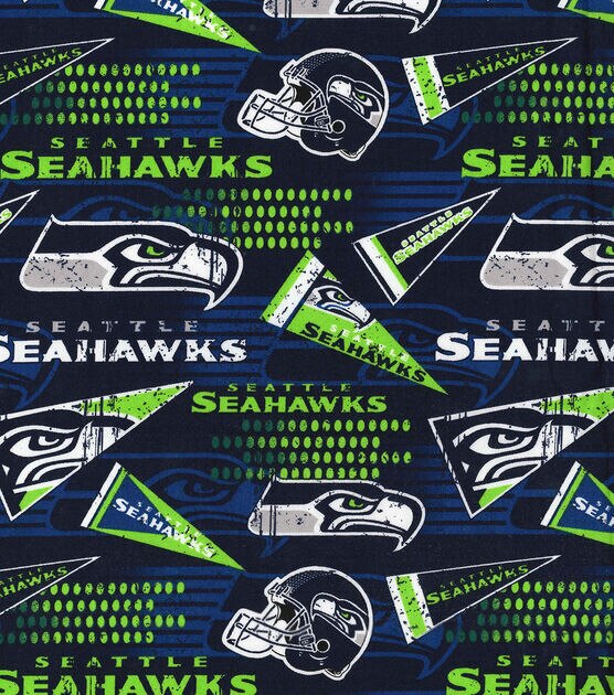 Fabric Traditions NFL Seattle Seahawks Retro Cotton, , hi-res, image 2