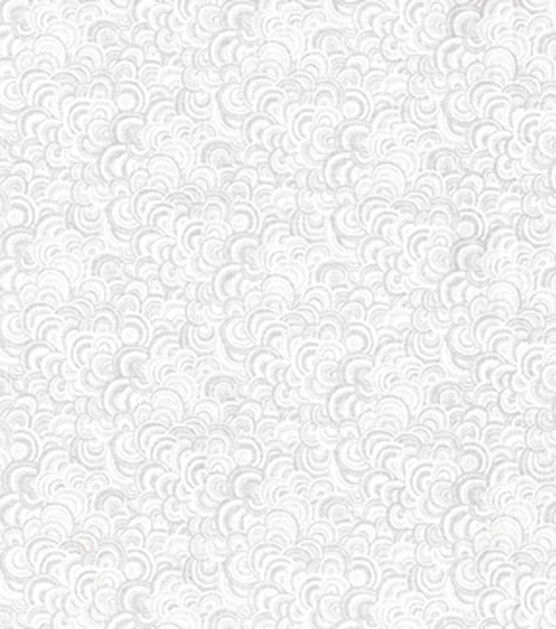 White Swirls Cotton Fabric by Keepsake Calico | JOANN