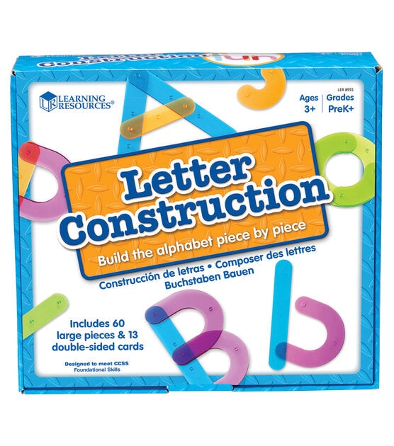 Learning Resources 73ct Letter Construction Activity Set