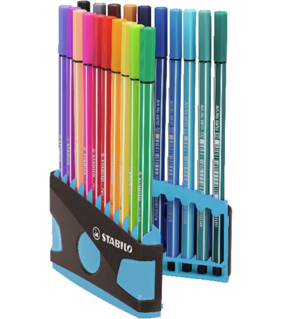 Marcadores Stabilo - Colección De 30 Colores Pen 68