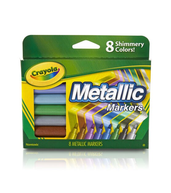 Crayola 5.5" Metallic Markers 8ct