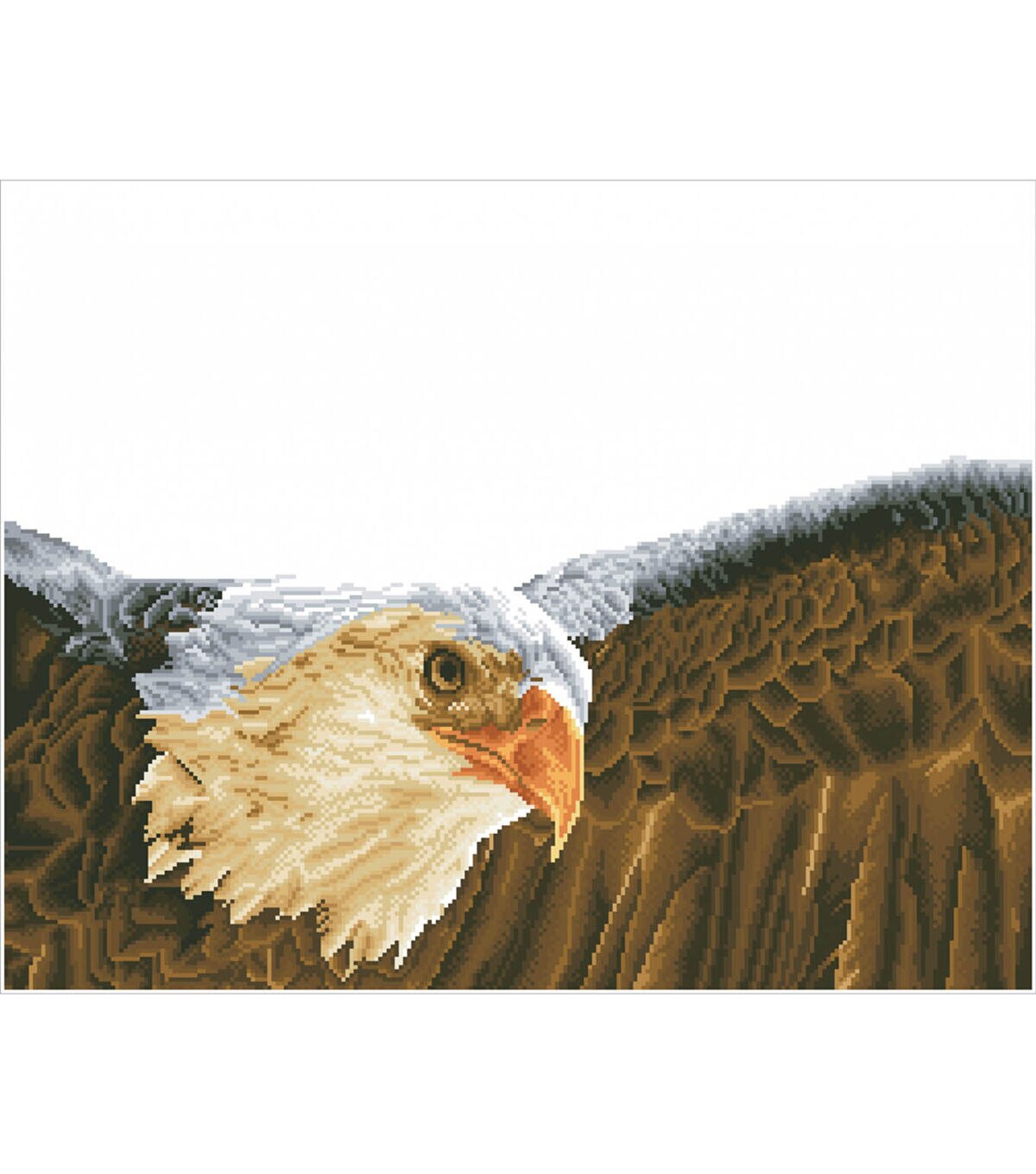 DIY 5D Diamond Painting Kit Full Diamond Embroidery Rhinestone Arts Craft Supply for Home Wall Decor Bald Eagle American Flag 15.7x11.8in 1 Pack by LAZODA 