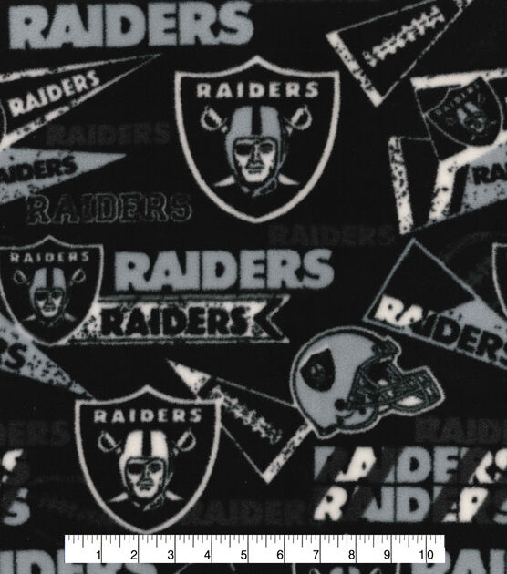Fabric Traditions Las Vegas Raiders Fleece Fabric Retro, , hi-res, image 2