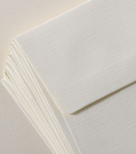 Park Lane A6 Canvas Ivory Cards and Envelopes 12ct, , hi-res, image 3