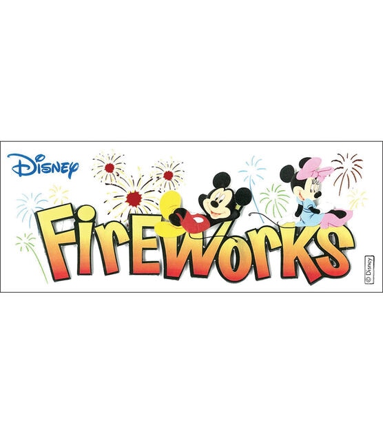 Disney Title Dimensional Stickers Mickey Fireworks