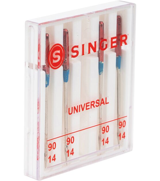 SINGER Universal Regular Point Sewing Machine Needles, Size 80/12