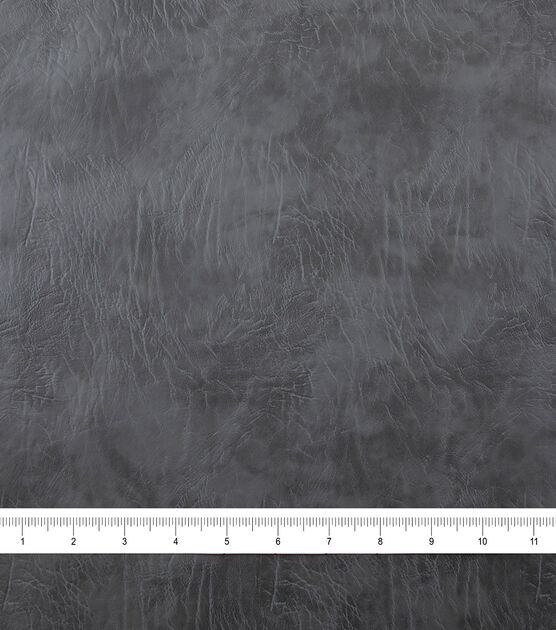 Yaya Han Cosplay Gray Distressed Faux Leather Fabric, , hi-res, image 3