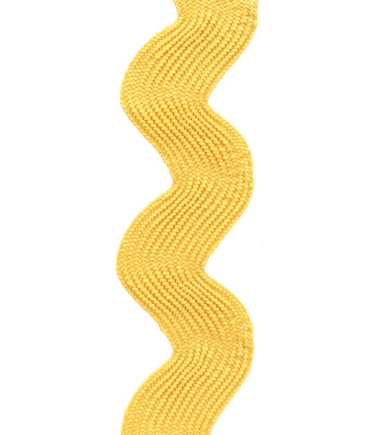 1.5" x 12' Spring Yellow Rick Rack Ribbon by Place & Time, , hi-res, image 3