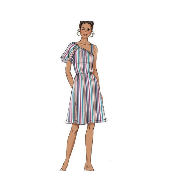 Butterick B6652 Size XS to M Misses Dress & Jumpsuit Sewing Pattern, , hi-res, image 4