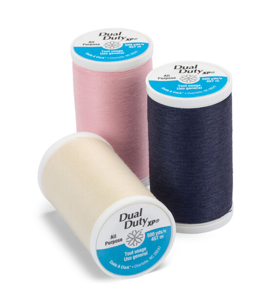 Coats & Clark Dual Duty XP General Purpose Thread 500 Yards, , hi-res, image 1