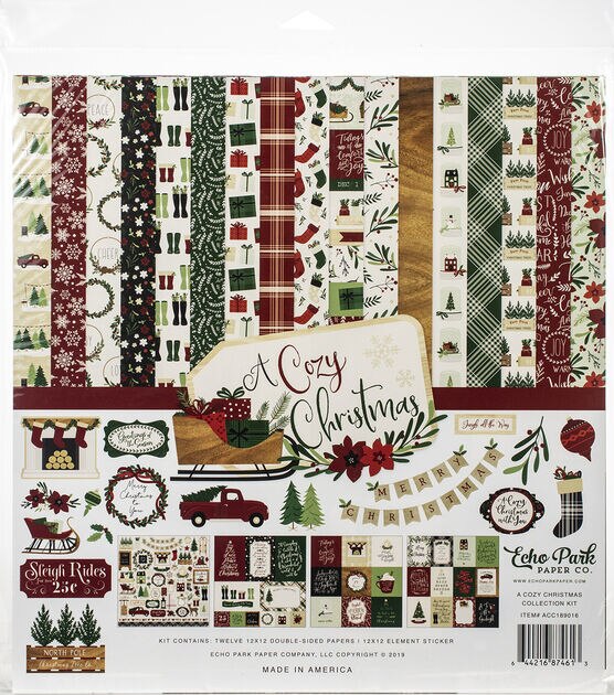 Echo Park Collection Kit 12''X12'' A Cozy Christmas
