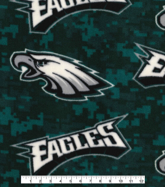Fabric Traditions Philadelphia Eagles Fleece Fabric Digital Camouflage, , hi-res, image 2