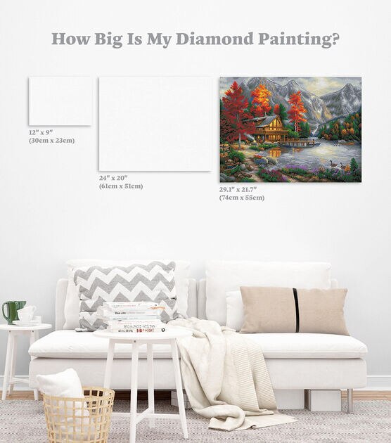 Diamond Art Club 27" x 20" Space for Reflection Painting Kit, , hi-res, image 4