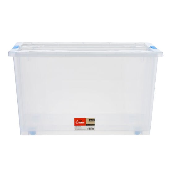 52 Liter Plastic Storage Box With Snap Lid by Top Notch