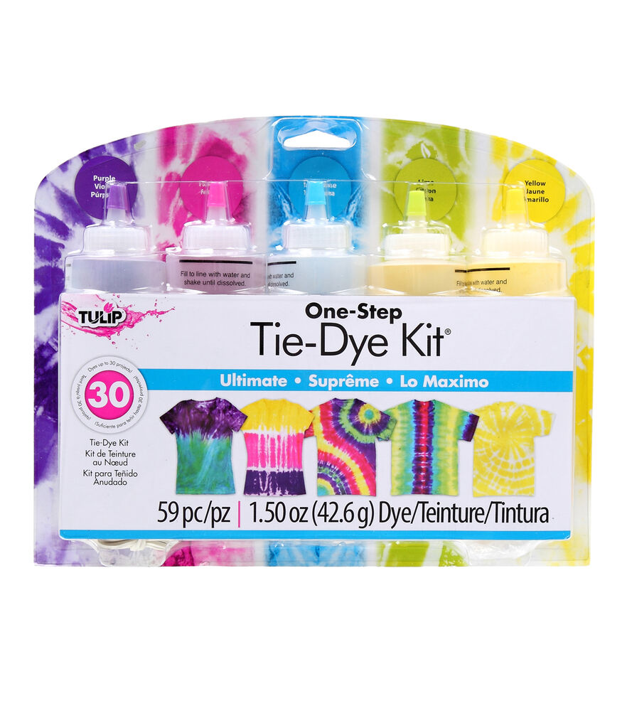 Tulip 59ct One Step Fabric Tie Dye Kit, Ultimate, swatch