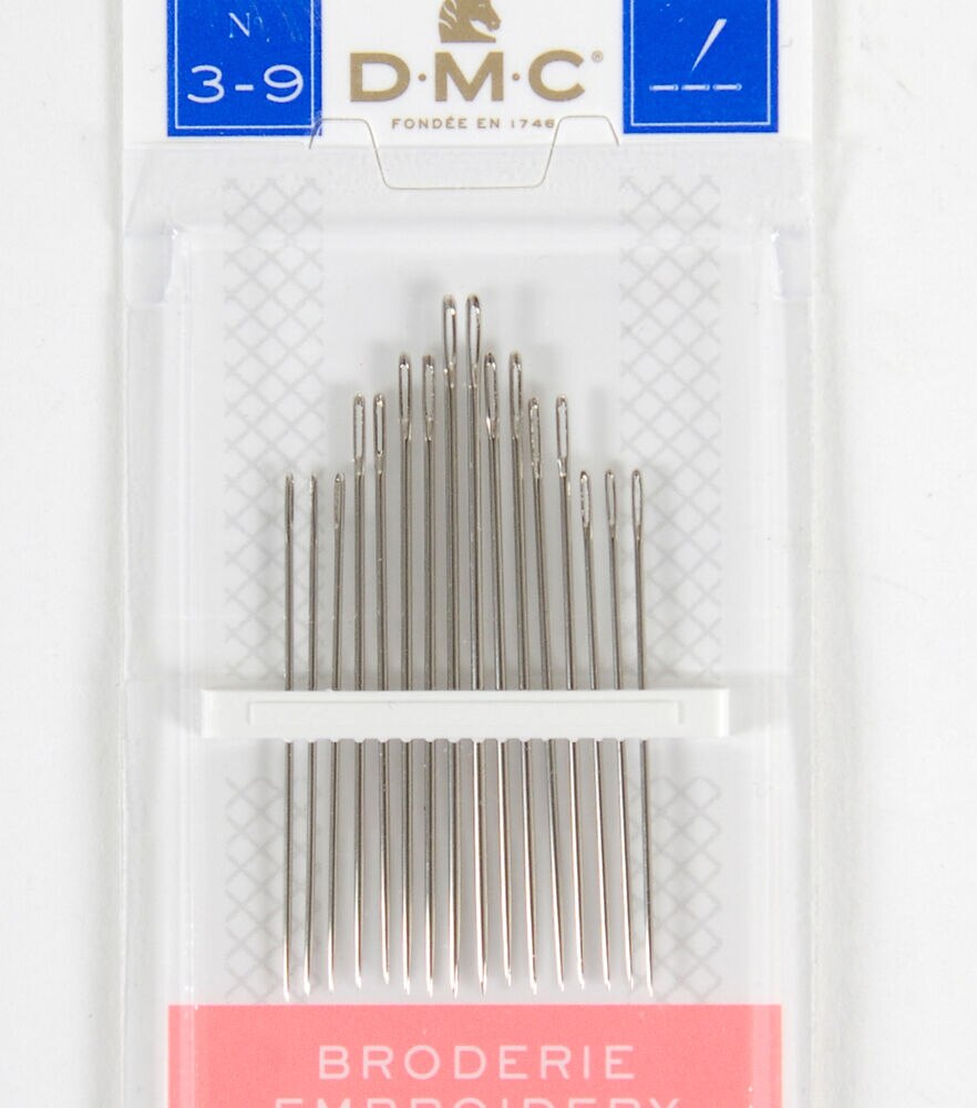 DMC Embroidery Hand Needles Size 5/10, 3/9 15/pkg, swatch