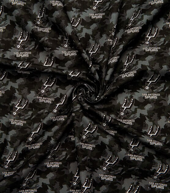 NBA San Antonio Spurs Camo Cotton Fabric, , hi-res, image 4