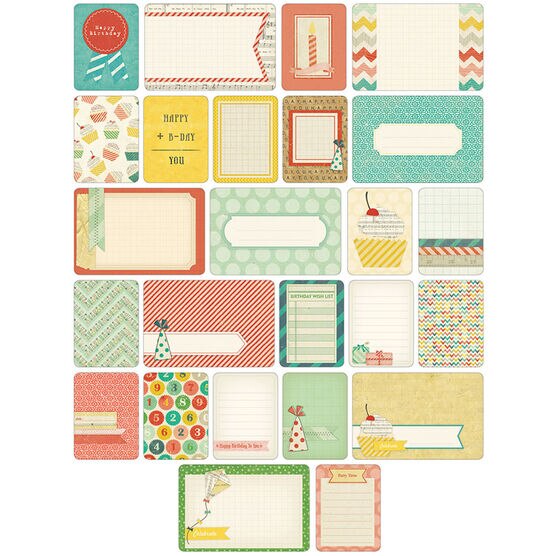 Project Life Themed Cards 60 Pkg Celebrate