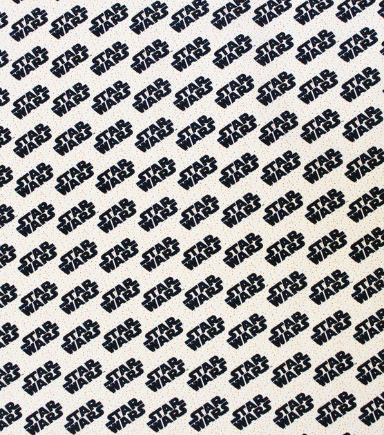 Star Wars Cotton Fabric Logo & Tiny Dots, , hi-res, image 2