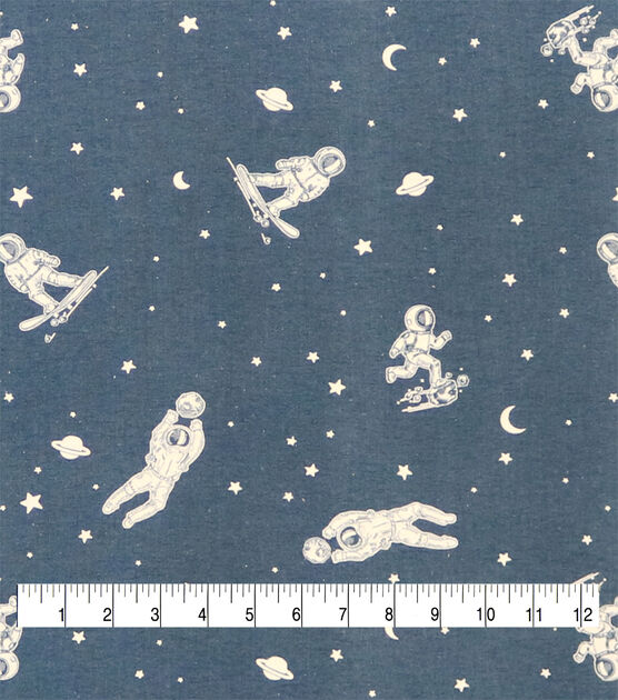POP! Astronaut Sports Super Snuggle Flannel Fabric, , hi-res, image 3