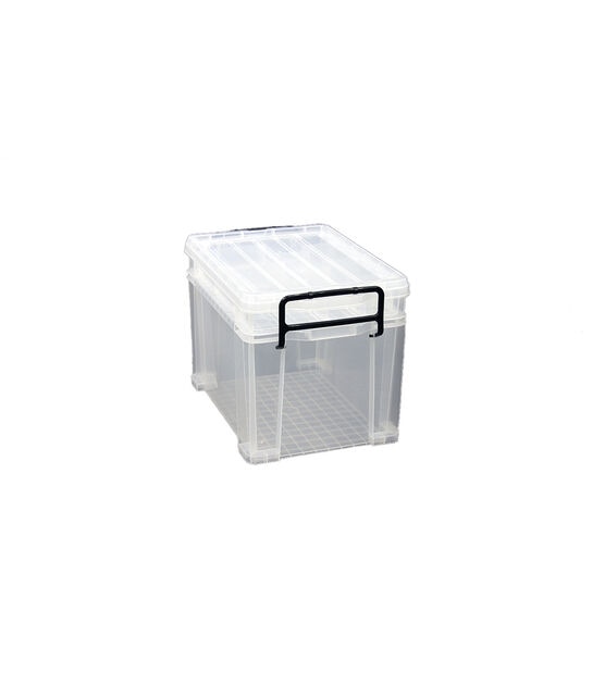 21" x 15" Tall Stackable Durable Plastic Storage Bin With Lid by Top Notch