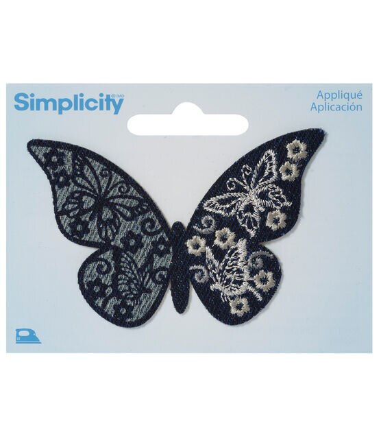 Simplicity 3" Butterfly Iron On Patch