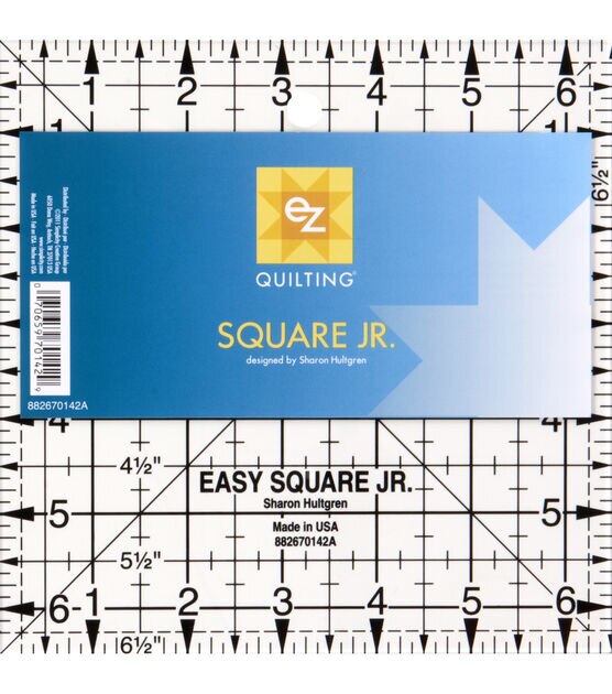 Wrights EZ Square Jr. Ruler 6-1/2"X6-1/2"