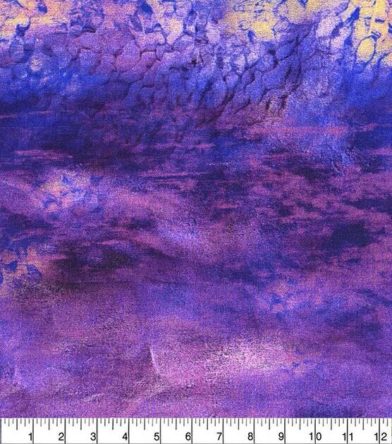 Purple Abstract Blender Quilt Cotton Fabric by Keepsake Calico, , hi-res, image 2