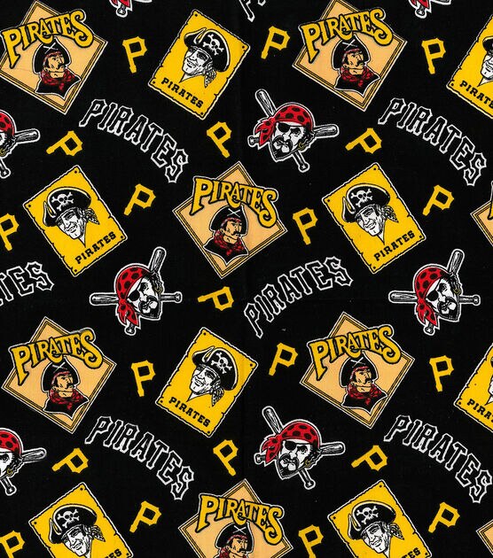 Fabric Traditions Cooperstown Pittsburgh Pirates Cotton Fabric