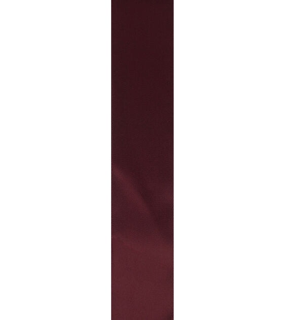 Save the Date 1.5" x 30' Cranberry Satin Ribbon, , hi-res, image 2