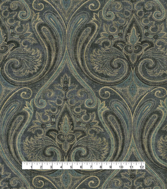 Waverly Multi-Purpose Paisley Print Quiet Place ink swatch, , hi-res, image 4