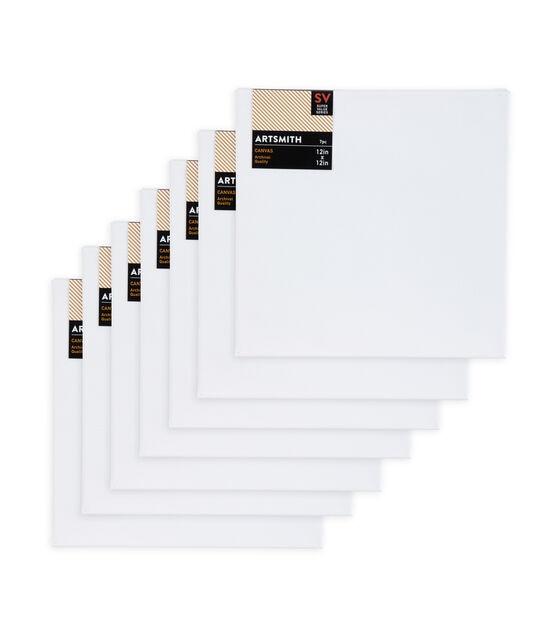 Artists Canvas 3 Pack Blank 4 x 6 100% Cotton Canvas for Acrylic