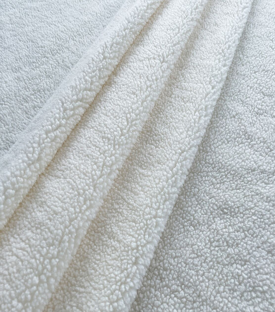Cream Apparel Sherpa Fabric by POP!, , hi-res, image 2