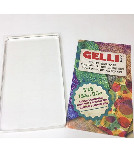Gel Arts Gel Printing Plate For Printmaking Reusable Monoprinting