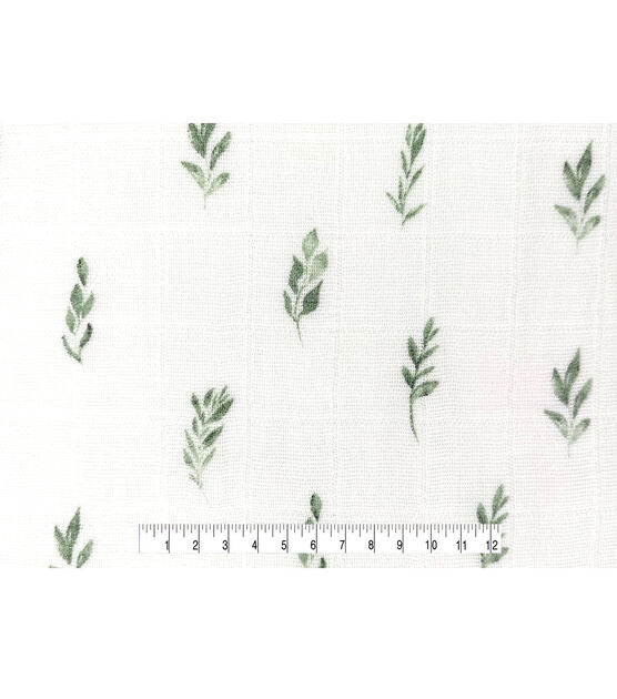 Fresh Picked Leaves Swaddle Nursery Fabric by Lil' POP!, , hi-res, image 4