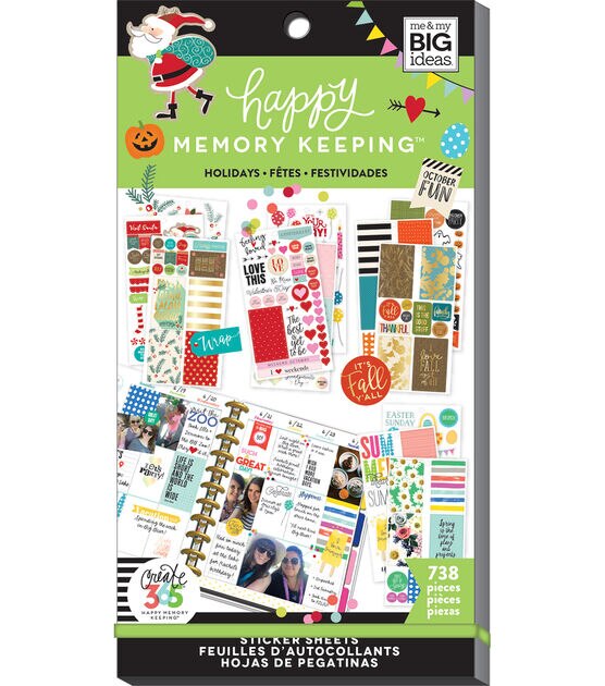 Value Pack 20 Sheets/826 Planner Stickers for Adults Any Activity Holiday  in Your Calendar Journal Agenda in 2020 & 2021 standard 