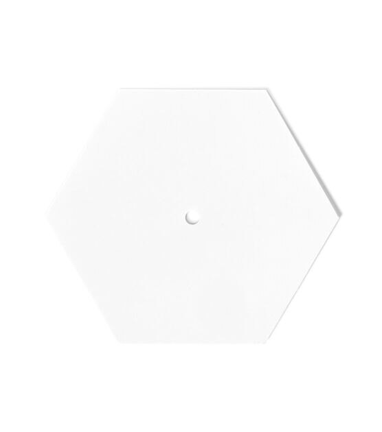 Dritz 2" Hexagon Paper Piecing Shapes, 50 pc, White, , hi-res, image 2