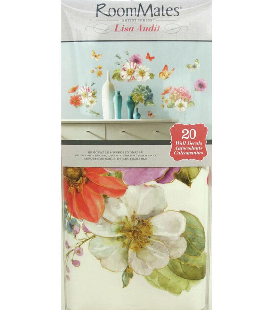 York Wallcoverings Wall Decals Lisa Audit Garden Bouquet, , hi-res, image 5