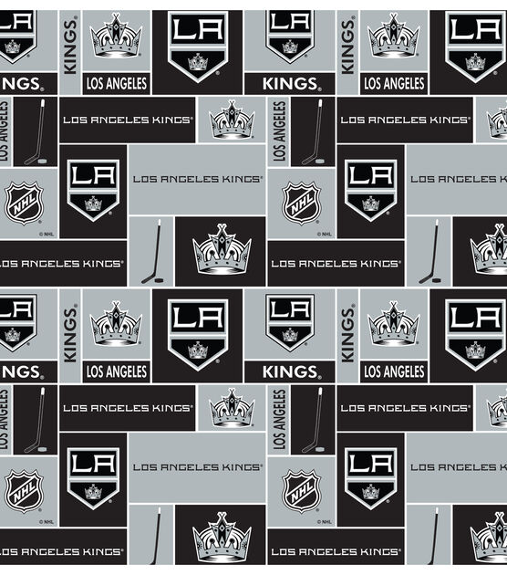 Los Angeles Kings Cotton Fabric Block