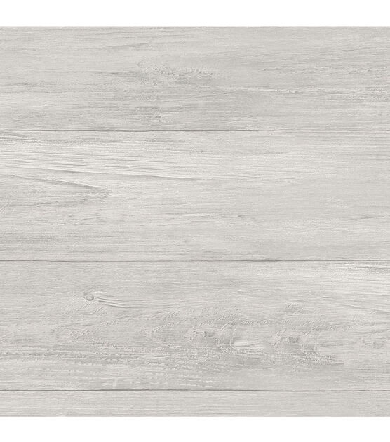 WallPops NuWallpaper Peel & Stick Wallpaper Gray Wood Plank