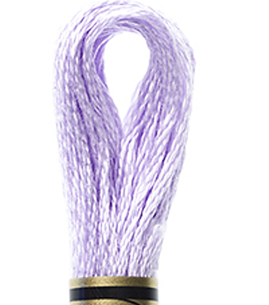 DMC 8.7yd Pink 6 Strand Cotton Embroidery Floss, 211 Light Lavender, swatch, image 44