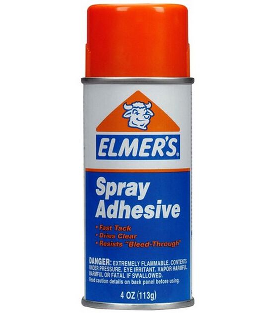 Elmer's spray glue has a variety of uses including craft and